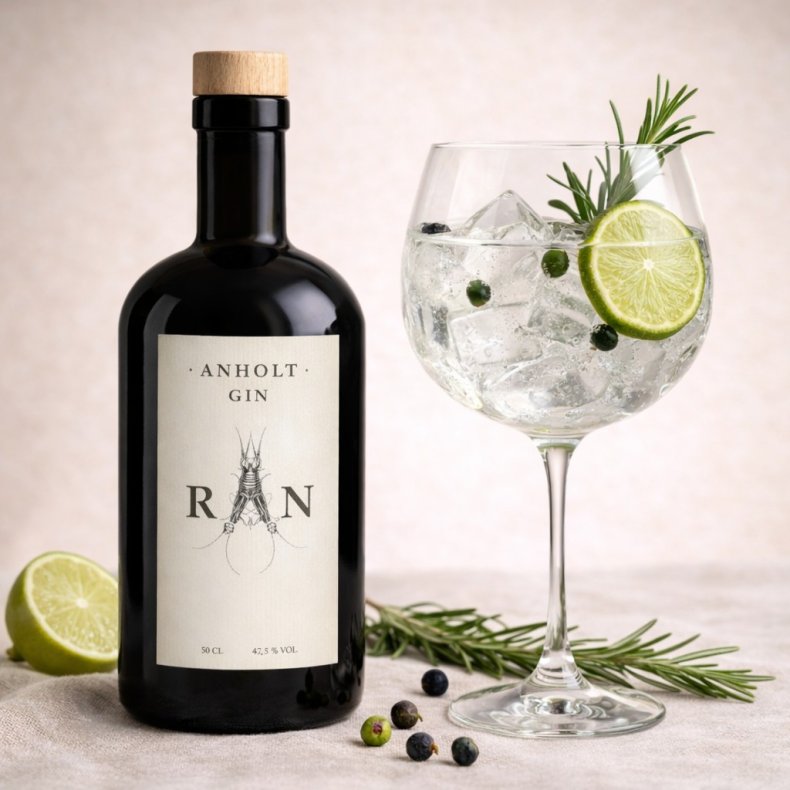Anholt Gin RAN 50 cl., 57,2 % VOL. (der produceres kun 500 flasker �rligt)