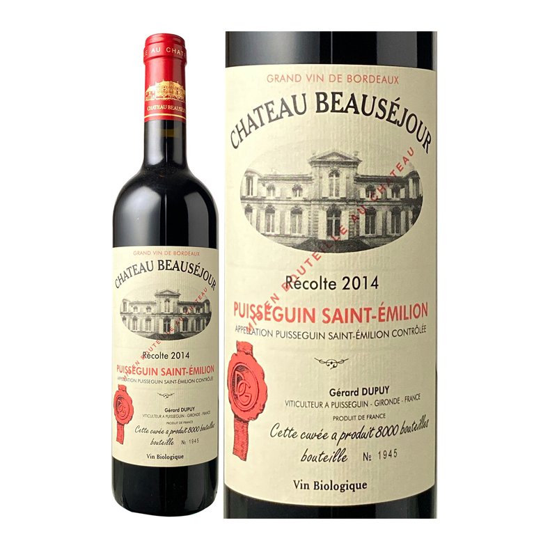 Chteau Beausjour  Puisseguin-Saint-milion 2014