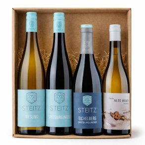 Steitz smagekasse hvid/r�d  - 2 enkeltmarksvine af unik kvalitet  (4. fl.) 