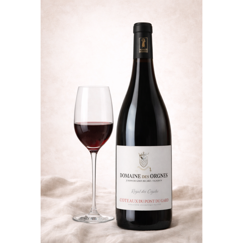 Syrah/Grenache Pont du Gard, Domaine des Orgnes 2024